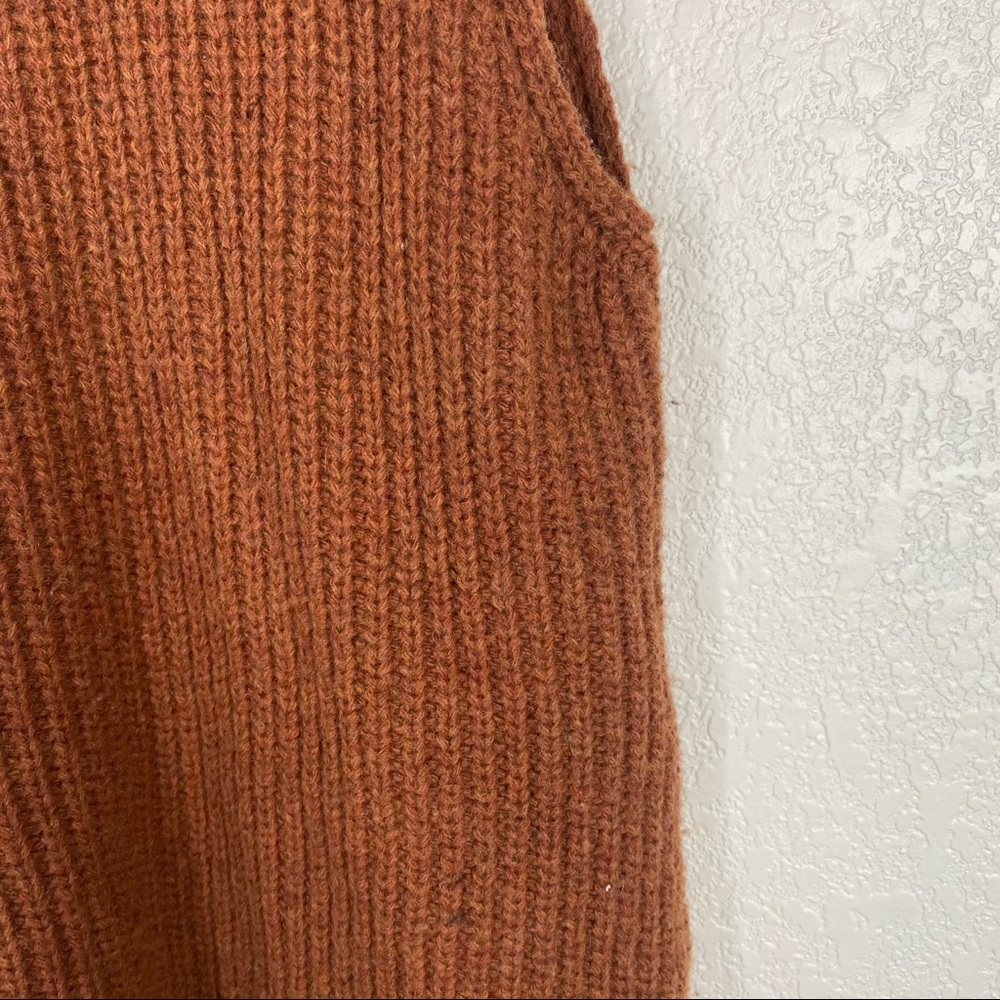 Free People Orange Wool Blend Turtleneck Sweater - Picture 8 of 12